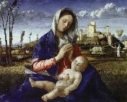 BELLINI, Giovanni angens madonna oil on canvas